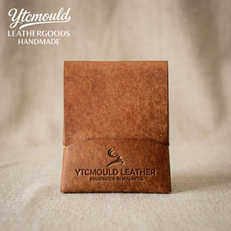 Veg Tan Leather Stitchless Wallet Die Cutter, No Stitch Wallet Pattern Tool（9.5*8cm）
