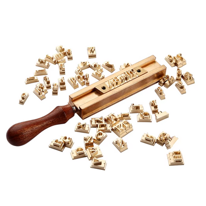 Custom Logo Brass Letter Stamping Tool, Leather, Personality Iron Branding Fermentation Tool for Crafts