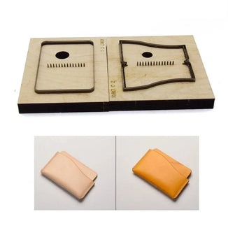 Custom Card Bag Leather Punch Die Set,Coin Purse Leather Cutting Die Cut Mold,Leather Crafts Kraft Tool craft supplies Father's Day Gift
