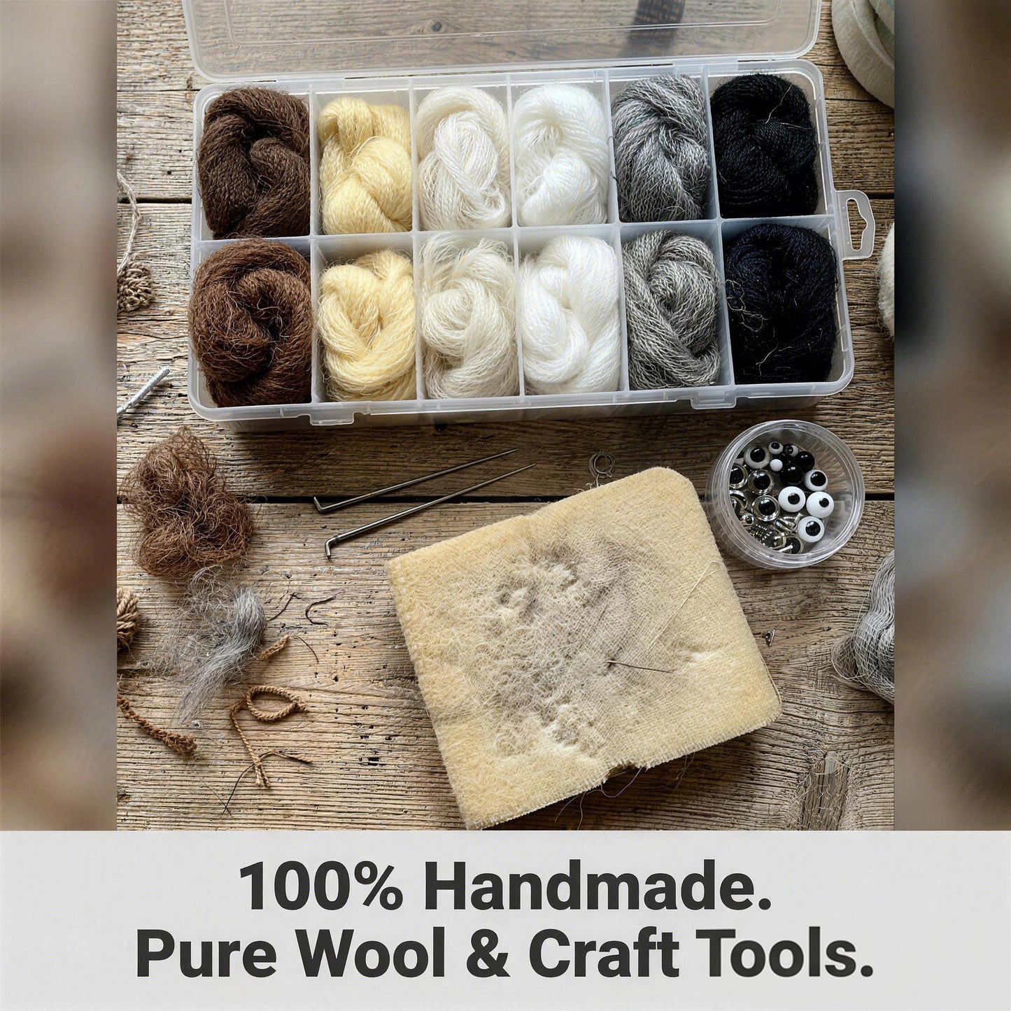 Customized pet wool felt design and production