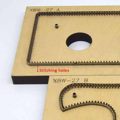 Keychain Leather die cutter Domestic knife belt suture hole