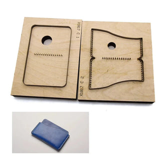 Custom Card Bag Leather Punch Die Set,Coin Purse Leather Cutting Die Cut Mold,Leather Crafts Kraft Tool craft supplies Father's Day Gift