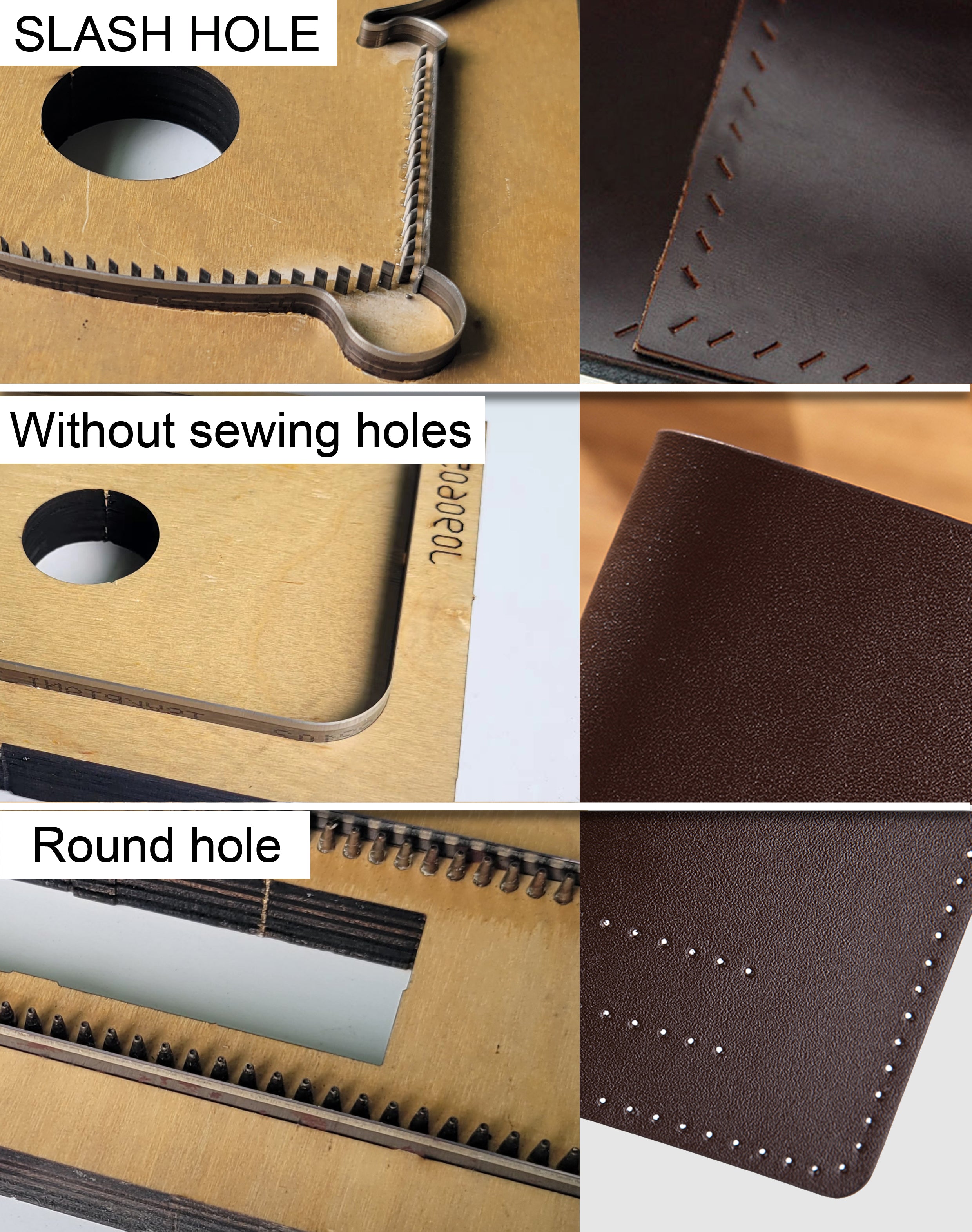 leather wallet cardbag cutting die  handmade leather tool, handmade DIY custom cutting mold