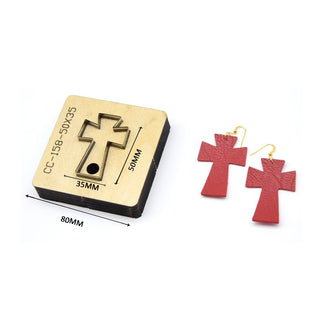 SMVAUON Christmas Earings Cutting Dies New Die Cut Wooden Dies Suitable For Leather Blade Rule Cutter For Diy Leather Crafts