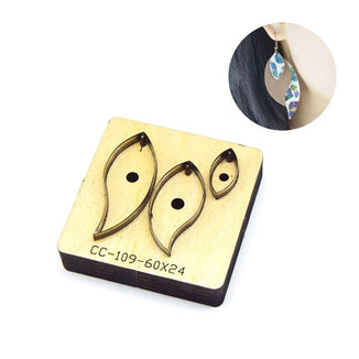 SMVAUON Leather Earring Cutting Die Paper Art Leather Earrings Tool For Die Cutter DIY Handicraft Cutter Free Shipping