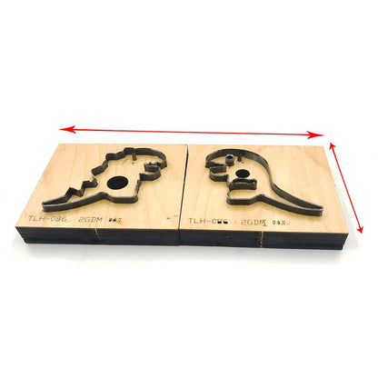 Diy Leather Wood Die-cutting Diy Dinosaur New Keychain Steel Laser Mold Die-leather Suitable For Die-cutting Machines