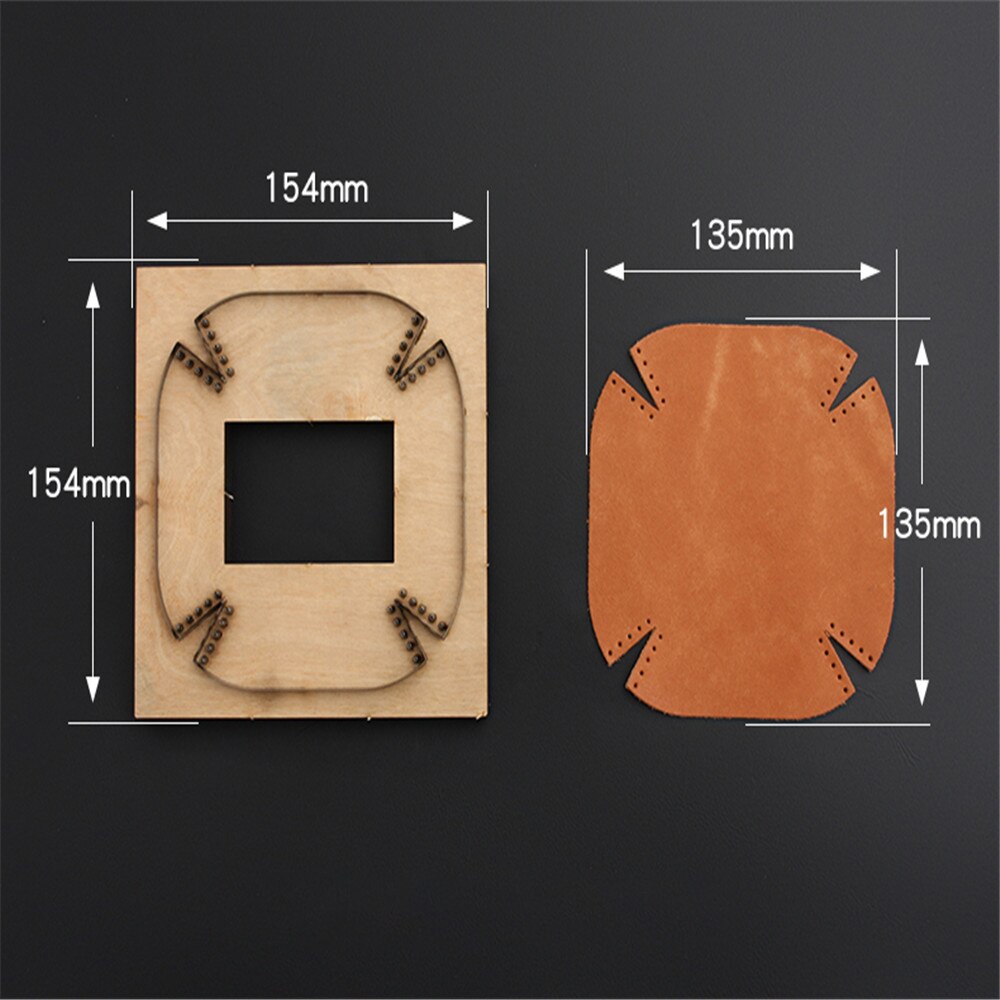 Knife Mold Leather Storage Tray Manual Diy Laser Mold Wood Cut Die Leather Accessories Making Decor Supplies Dies Template