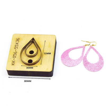 SMVAUON Leather Earring Cutting Die  Paper Art Leather Decoration Tool For Die Cutting Machine DIY Handicraft Cutter
