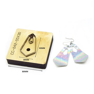 SMVAUON Leather Earring Cutting Die  Paper Art Leather Decoration Tool For Die Cutting Machine DIY Handicraft Cutter