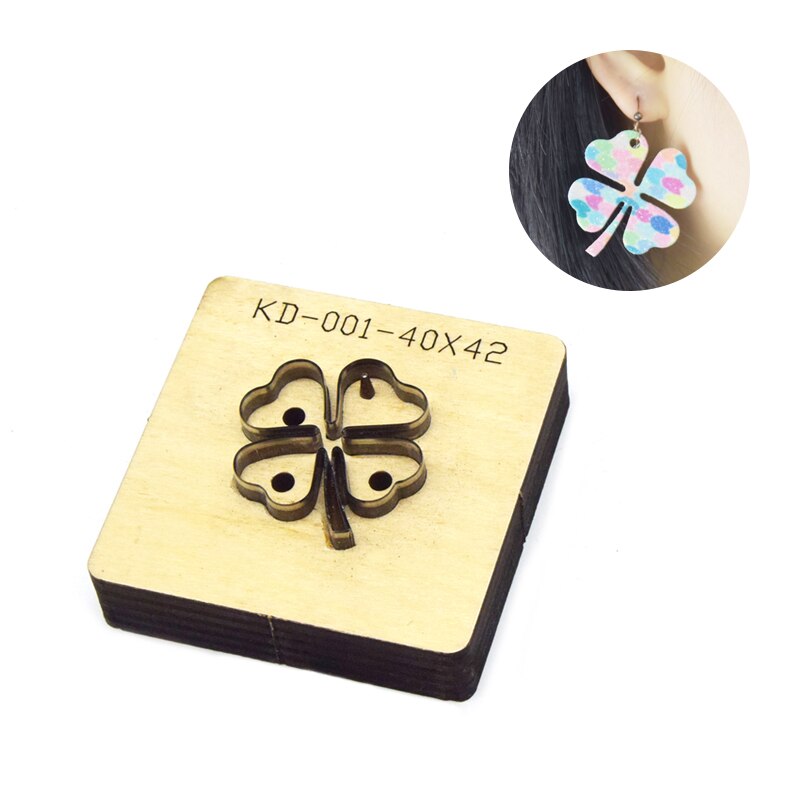 SMVAUON New Metal Cutting Dies Leaves Earrings Cutting Mold Wood Dies For Leather Blade Rule Cutter For Crafts Paper Leather
