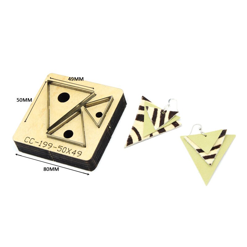SMVAUON Multi-style New Metal Cutting Die Earrings Cutting Die Leather Cutter Wood Mold Kraft Paper Leather Ruler Knife