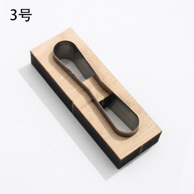 Leather Accessories Cutting Dies Wooden DIY Handmade Custom Cut Mold Punch Tools Zipper Head Wood Punching Stencil