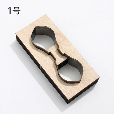 Leather Accessories Cutting Dies Wooden DIY Handmade Custom Cut Mold Punch Tools Zipper Head Wood Punching Stencil