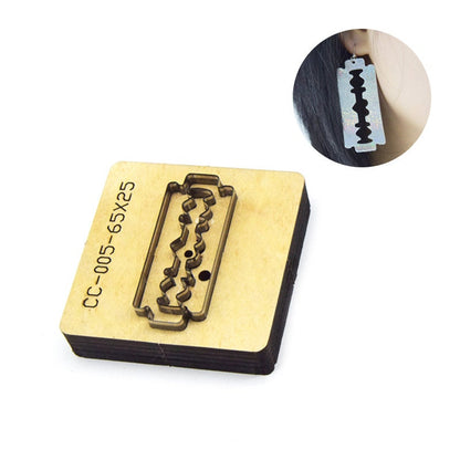 earrings leather cutting die  handmade leather tool, handmade DIY custom cutting mold