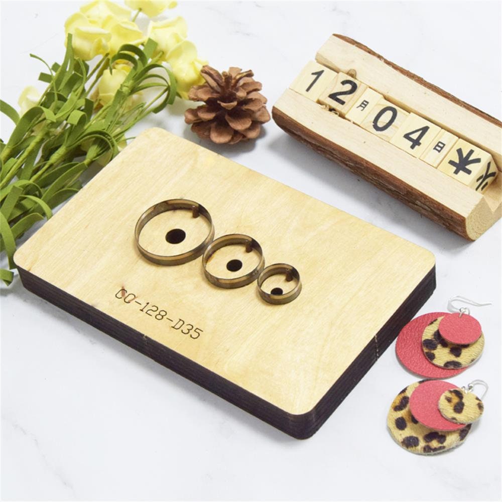earring cutting dies  handmade leather tool, manual DIY custom cutting mold
