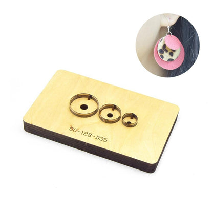 earring cutting dies  handmade leather tool, manual DIY custom cutting mold