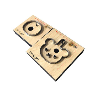 Key pendant cutting dies, handmade leather tool, manual DIY custom cutting mold