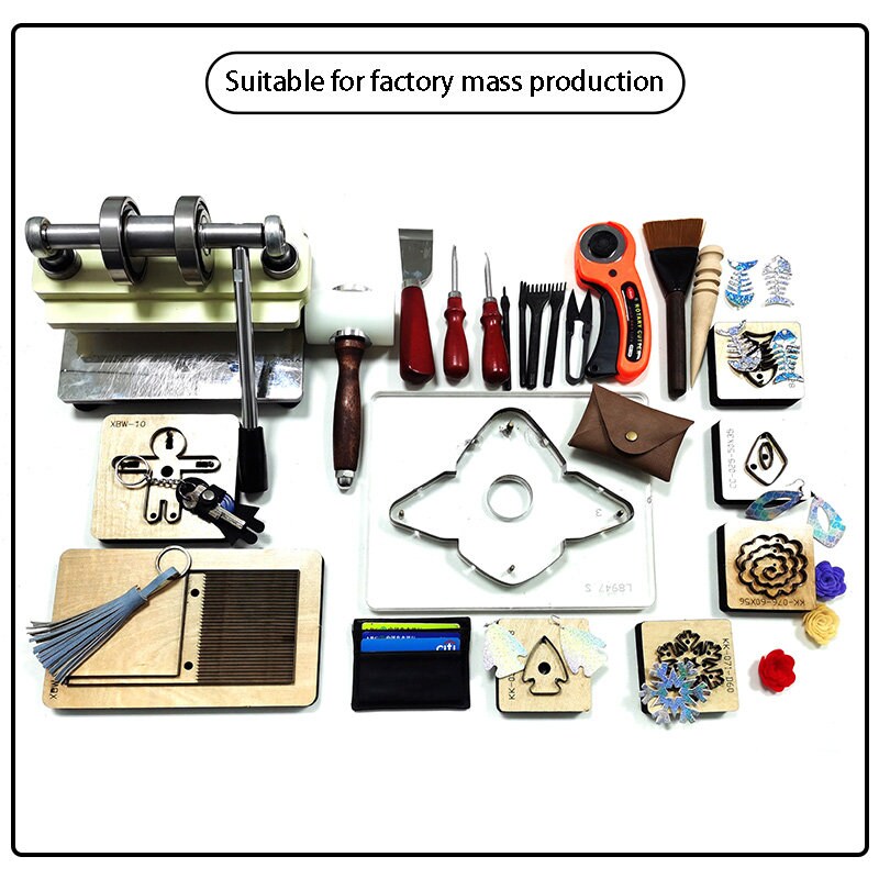 Christmas/Leather cutting machine/leather tool/leather die cut/leather punch/leather die cutter/manual press/metal stamping