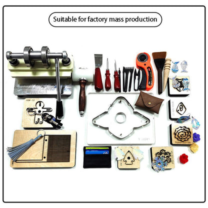Christmas/Leather cutting machine/leather tool/leather die cut/leather punch/leather die cutter/manual press/metal stamping