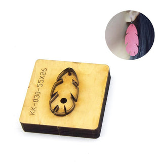 leather earring cutting dies handmade leather tool, handmade DIY custom cutting mold