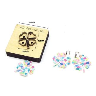 earring cutting dies, handmade leather tool, handmade DIY custom cutting mold