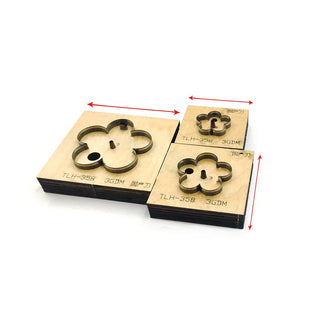 Flower pendant leather cutting die handmade leather tool, manual DIY custom cutting mold