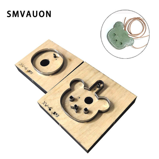 Key pendant cutting dies, handmade leather tool, manual DIY custom cutting mold