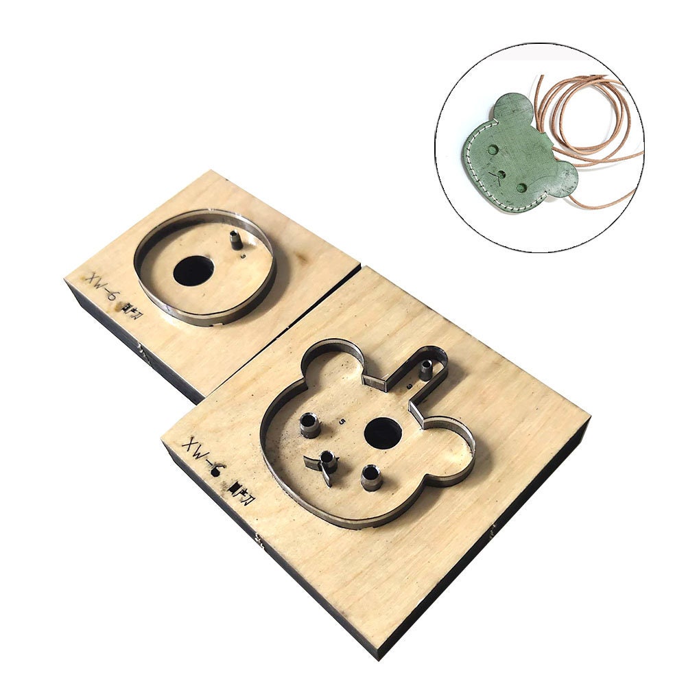 Key pendant cutting dies, handmade leather tool, manual DIY custom cutting mold