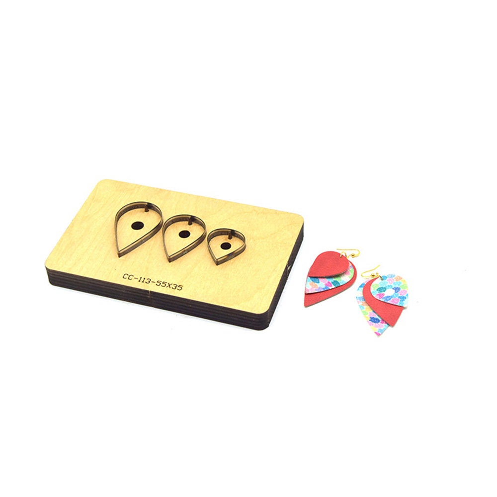 earrings leather cutting dies handmade leather tool, handmade DIY custom cutting mold