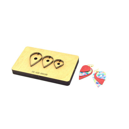 earrings leather cutting dies handmade leather tool, handmade DIY custom cutting mold