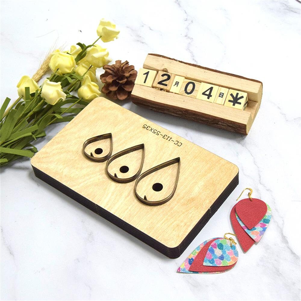 earrings leather cutting dies handmade leather tool, handmade DIY custom cutting mold