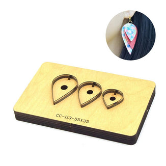 earrings leather cutting dies handmade leather tool, handmade DIY custom cutting mold