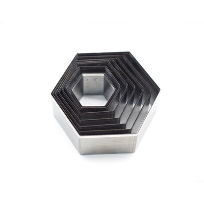 7psc hexagon cutting dies  handmade leather tool, handmade DIY custom cutting mold