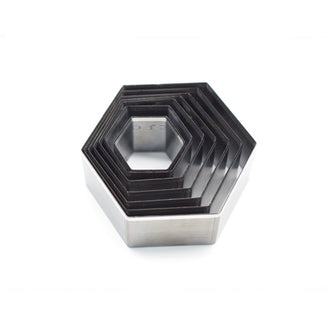 7psc hexagon cutting dies  handmade leather tool, handmade DIY custom cutting mold