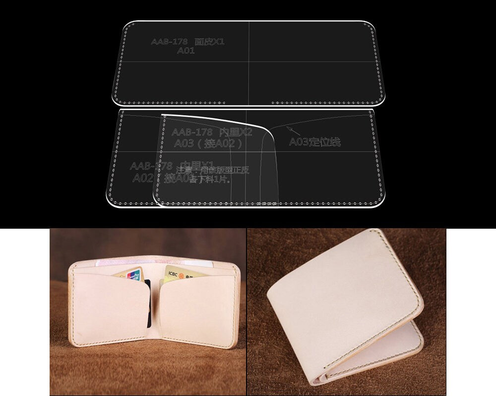 Wallet Cutting Mould, Handmade Leather Tool, Handmade DIY Custom Cutting Mould