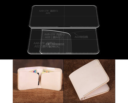 Wallet Cutting Mould, Handmade Leather Tool, Handmade DIY Custom Cutting Mould
