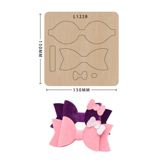 Hairpin Bowknot cutting die, suitable for die-cutting machines  \CLICKER