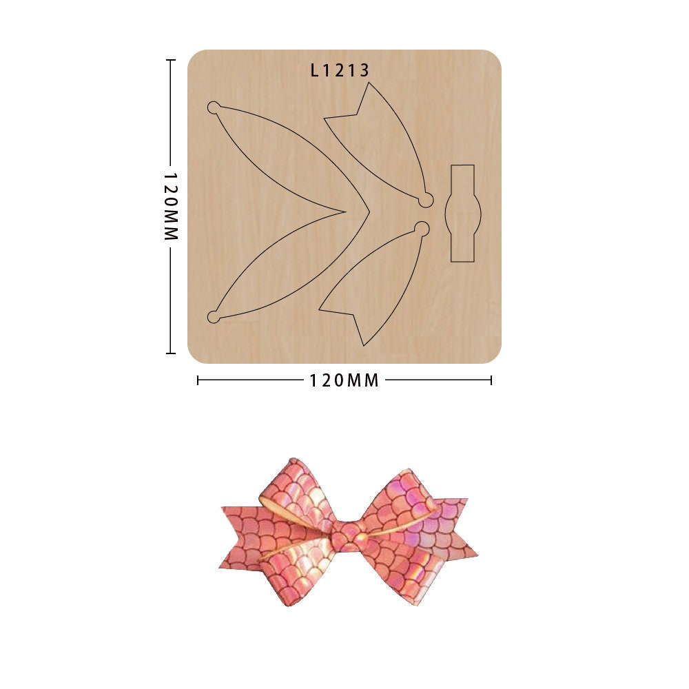 Bowknot cutting die, suitable for die-cutting machines