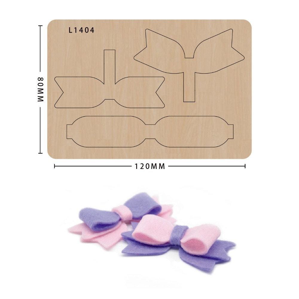 Bowknot cutting die, suitable for die-cutting machines