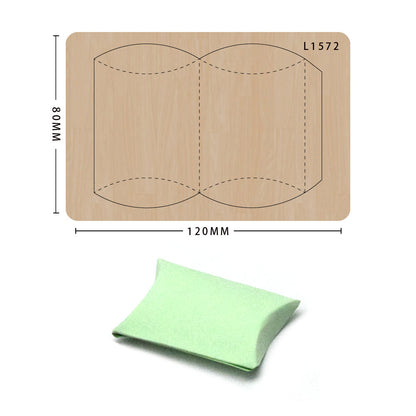 Gift box cutting mold suitable for SIZZIX, CLICKER and other die-cutting machines