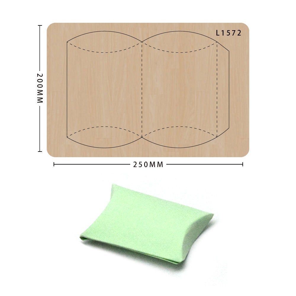 Gift box cutting mold suitable for SIZZIX, CLICKER and other die-cutting machines