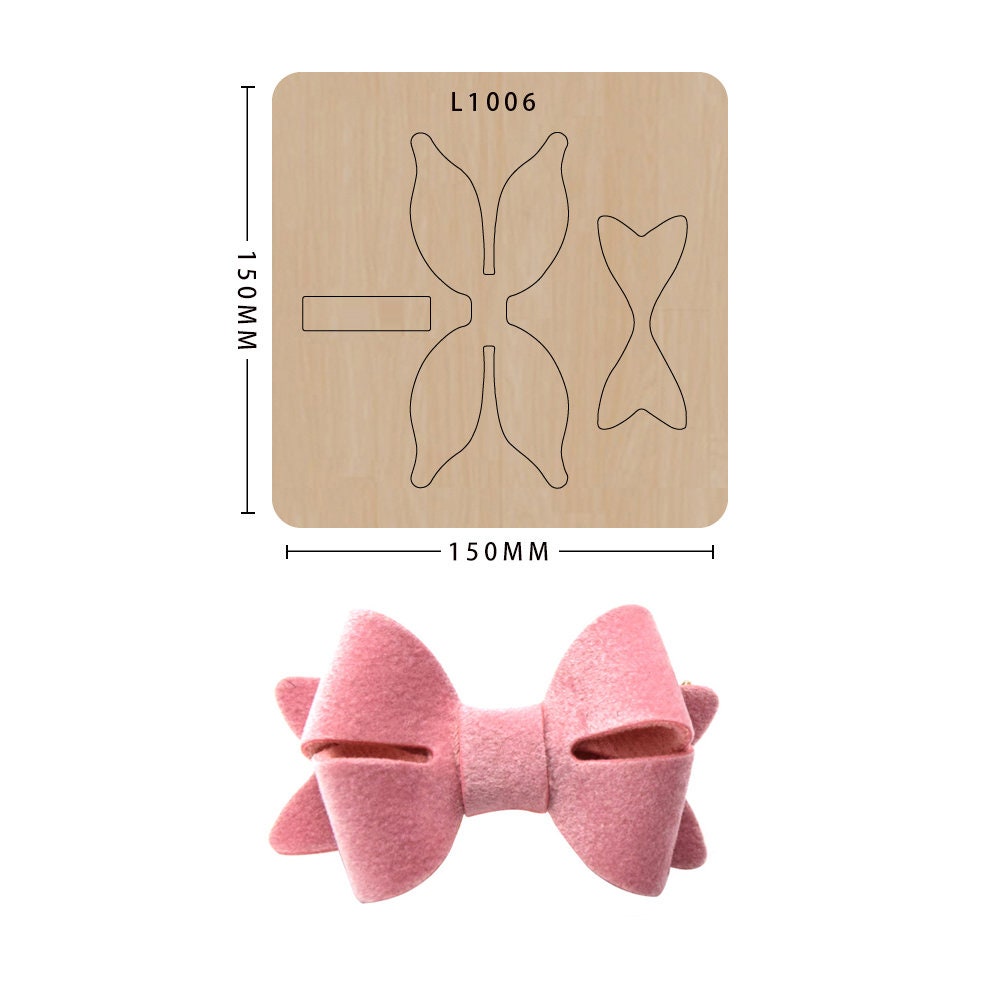 Bowknot cutting die, suitable for die-cutting machines