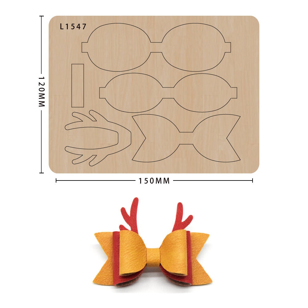Bowknot cutting die, suitable for die-cutting machines