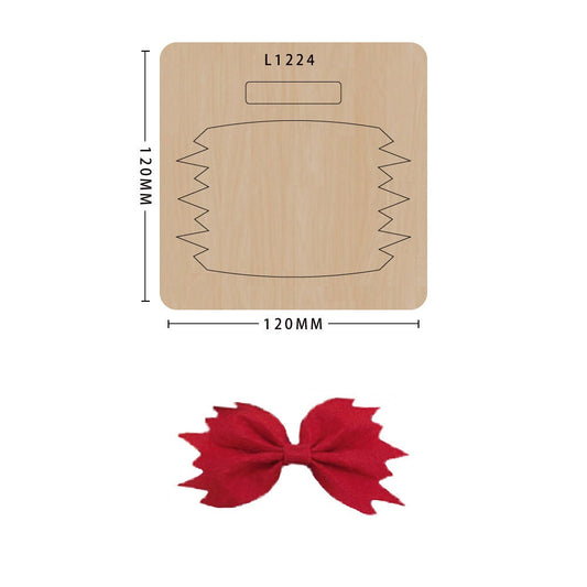 Bowknot cutting die, suitable for die-cutting machines