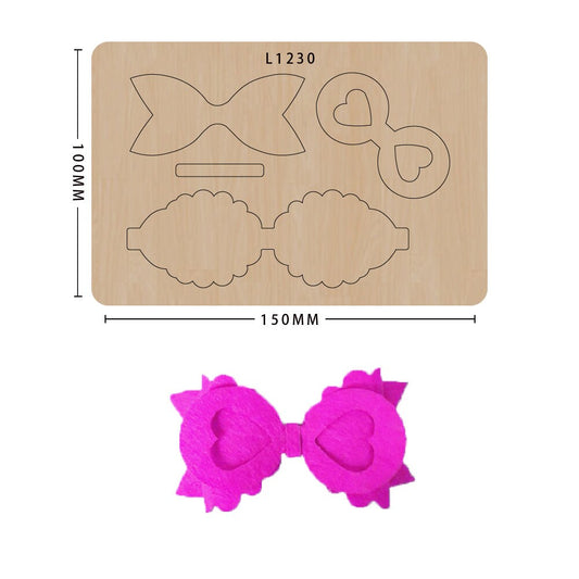 Bowknot cutting die, suitable for die-cutting machines