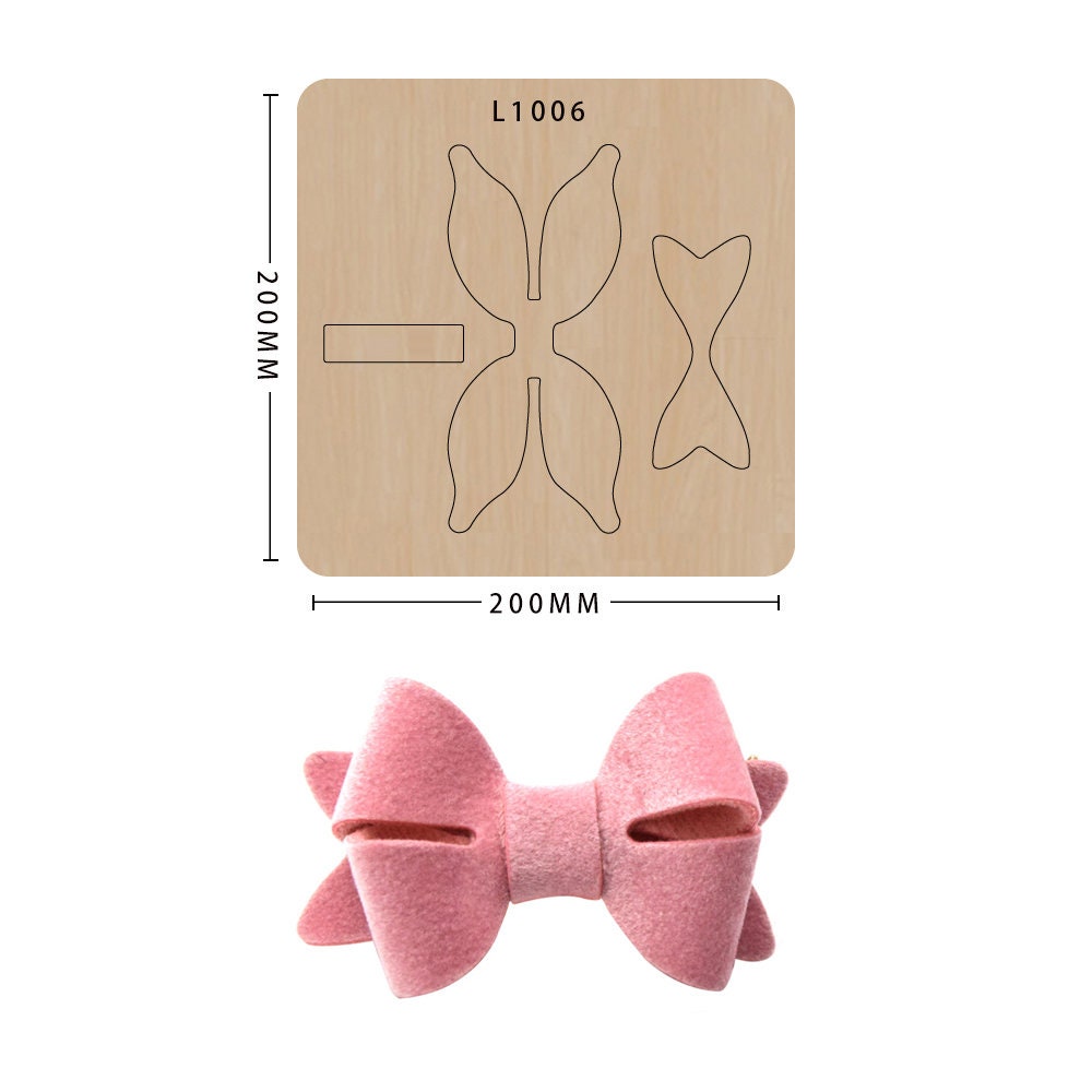 Bowknot cutting die, suitable for die-cutting machines