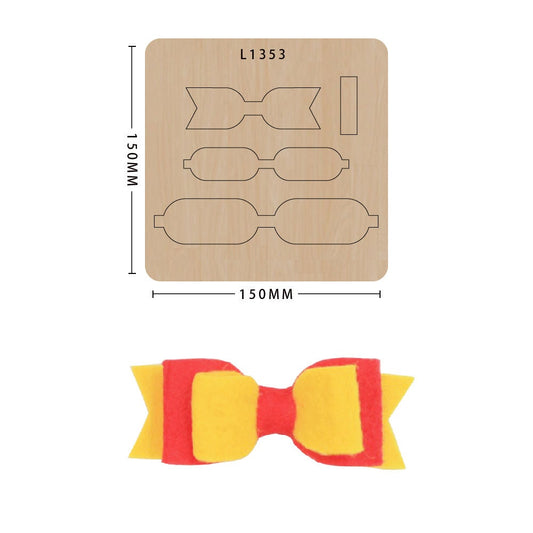 Bowknot cutting die, suitable for die-cutting machines