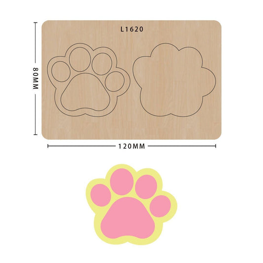 Accessory cutting mold suitable for  and other die-cutting machines