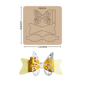 christmas decor Christmas bow die/ big shot die/leather cutter dies/leather tool/scrapbook stickers/ custom cutting die/cuttlebug