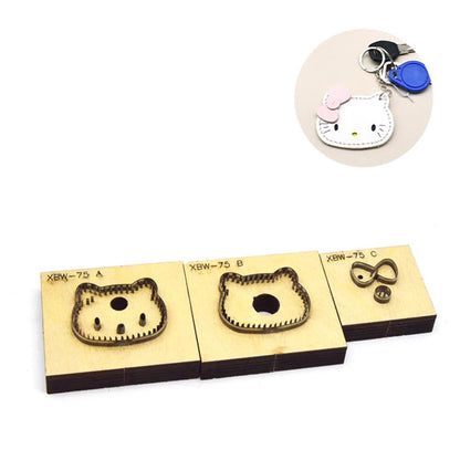 key pendant cutting dies handmade leather tool, handmade DIY custom cutting mold